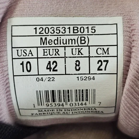 Brooks Adrenaline 22 GTS Rose Gray Shoes Sneakers 1203531B015 - Women's Size 10 - Picture 7 of 16